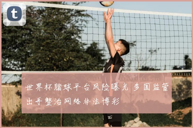 世界杯赌球平台风险曝光 多国监管出手整治网络非法博彩